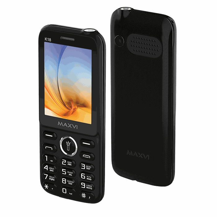 Мобильный телефон  MAXVI K18 Black