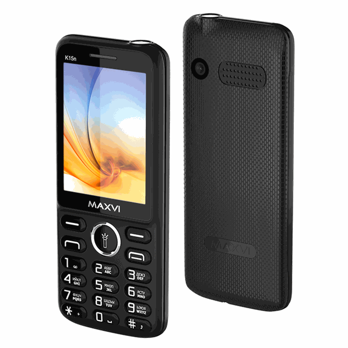 Мобильный телефон MAXVI K15n black