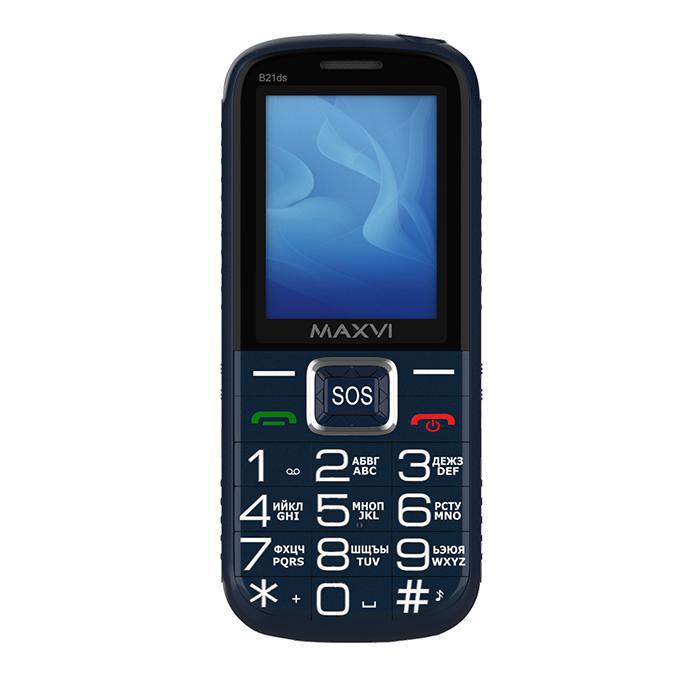 Мобильный MAXVI B21ds (blue)