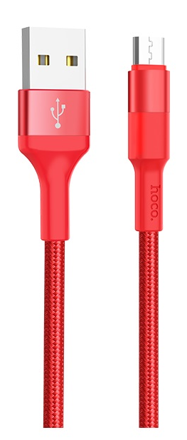 Кабель HOCO X26 micro USB Series 1m (Red)