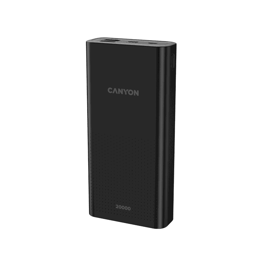 Внешний аккумулятор CANYON CNE-CPB2001B 20000mAh Black