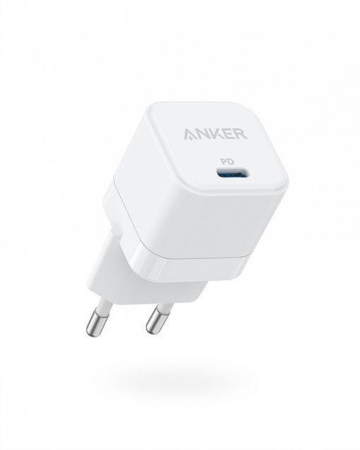 Зарядное устройство ANKER PowerPort III 20W Cube (White)