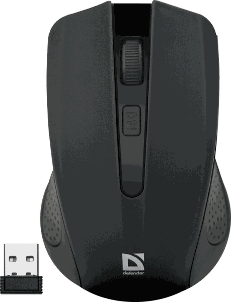 Мышь DEFENDER (52937)Accura MM-935 Wireless black