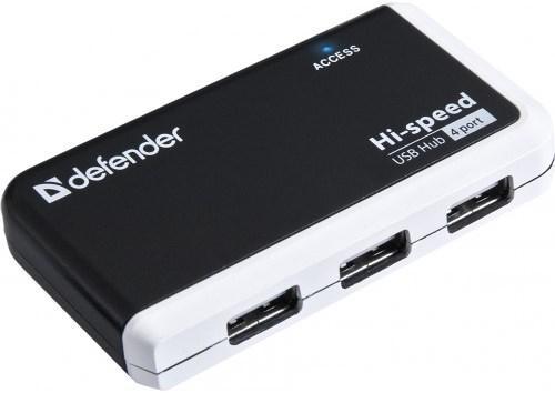 USB разветвитель DEFENDER (83504) 4xUSB 2.0 QUADRO INFIX