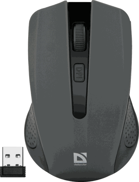 Мышь DEFENDER (52937)Accura MM-935 Wireless grey