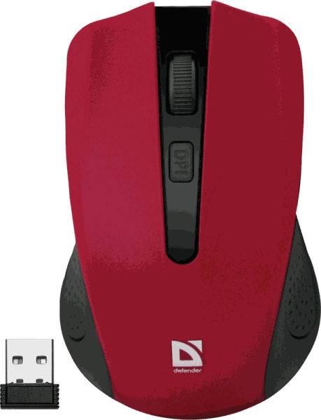 Мышь DEFENDER (52937)Accura MM-935 Wireless red