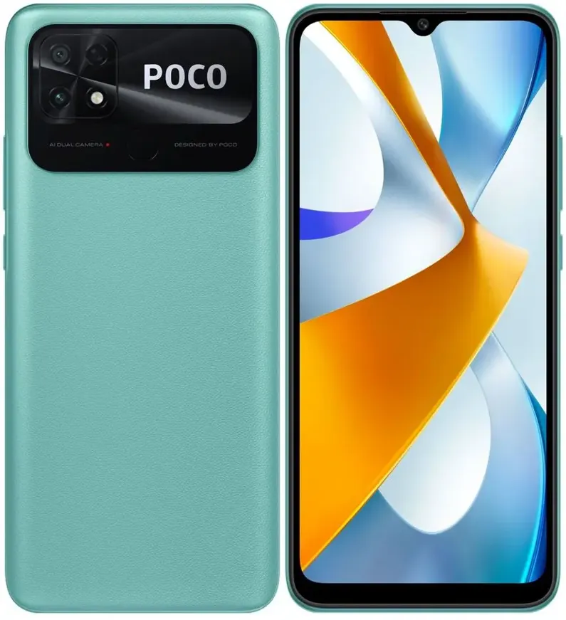 Смартфон POCO C40 4/64Gb (coral green)