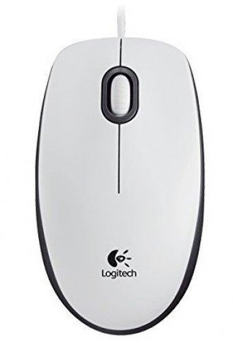 Мышь LOGITECH Mouse M100 White