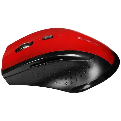Мышь  DEFENDER Accura MM-365 Wireless красный ,6 кн, 800-1600 dpi