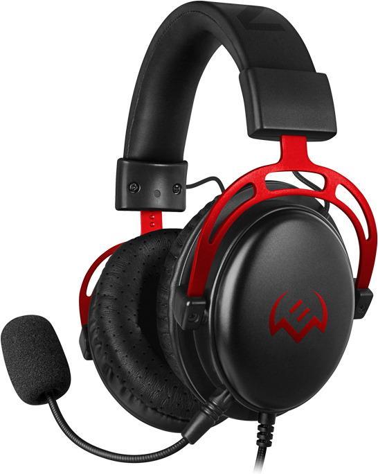 Наушники SVEN AP-G1000MV, black-red