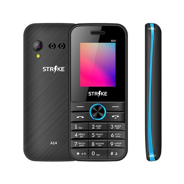 Мобильный телефон STRIKE A14 Black+Blue
