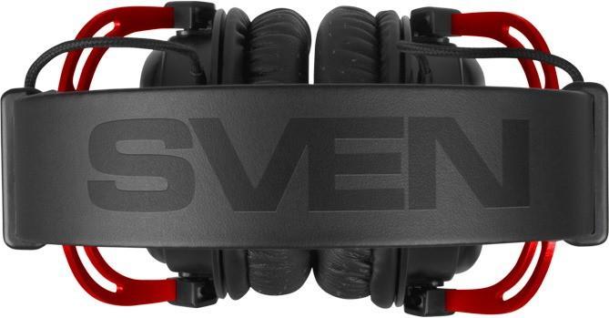 Наушники SVEN AP-G1000MV, black-red