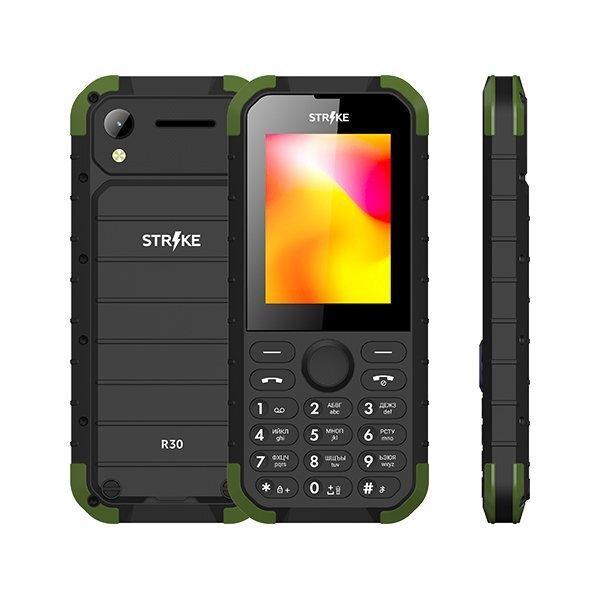 Мобильный телефон STRIKE R30 Black+ Green