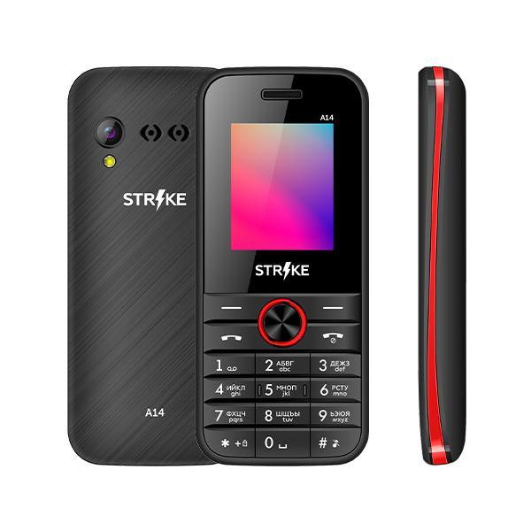 Мобильный телефон STRIKE A14 Black+Red