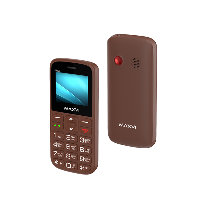 Мобильный телефон MAXVI B100 (Brown)