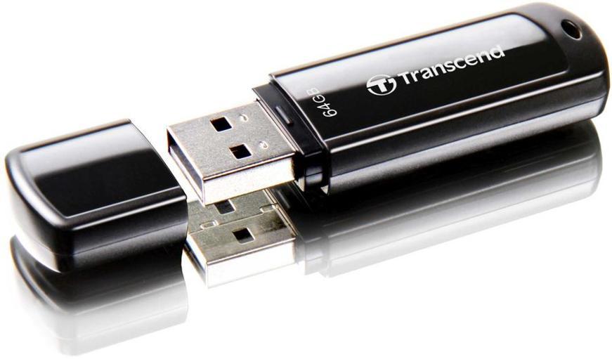 Флеш-драйв TRANSCEND JetFlash 700 64 GB USB 3.0 Black