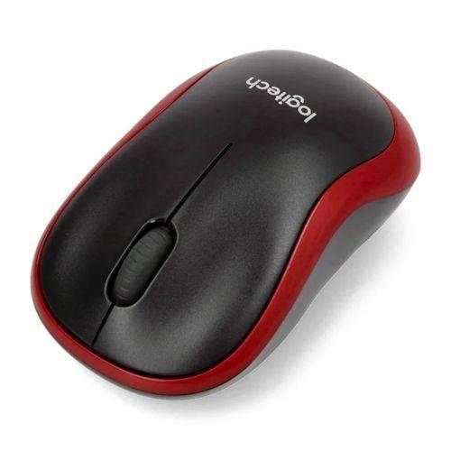 Мышь LOGITECH M185 Wireless Mouse Red