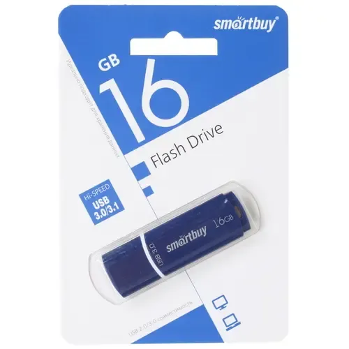флеш-драйв USB SmartBuy 16Gb Crown Blue