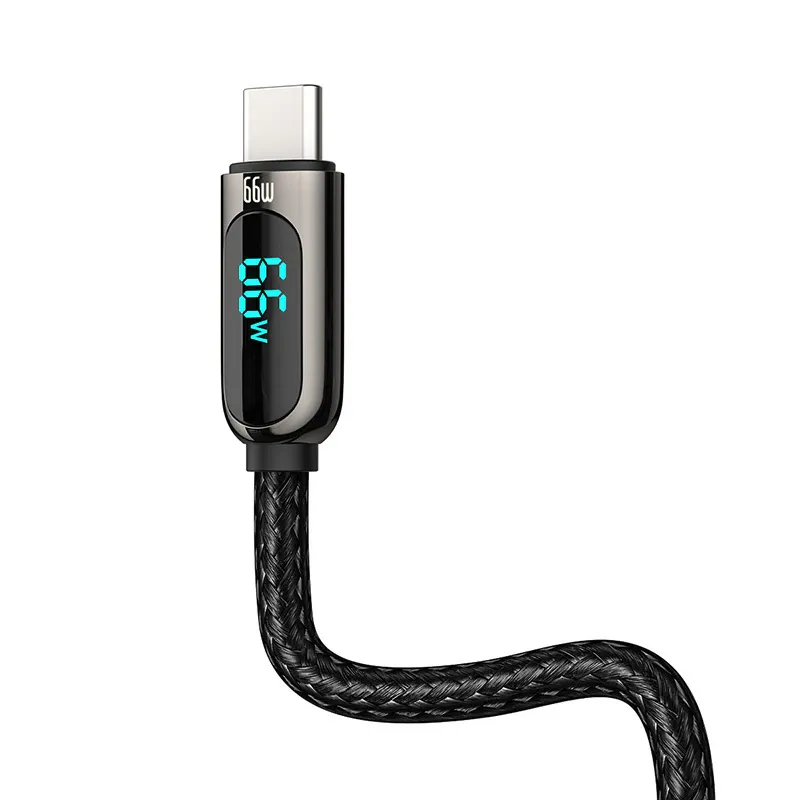 Кабель BASEUS Display Fast Charging, USB - Type-C, 66W