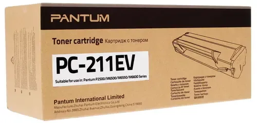 Картридж PANTUM PC-211EV M6500/M6500W P2200/P2207/P2500W/P2507