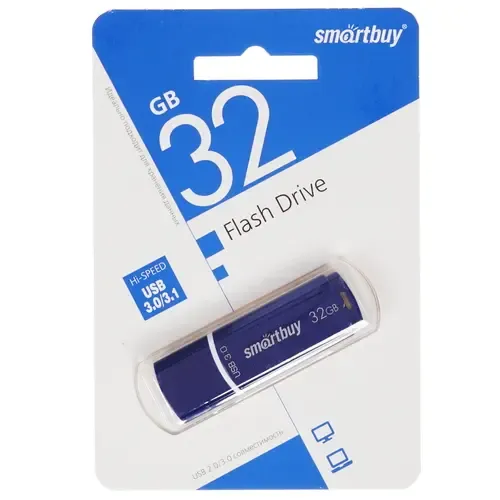 флеш-драйв SMARTBUY 32Gb Crown blue(USB 3.0)