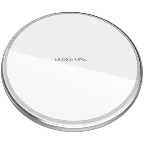 Беспроводная зарядка BOROFONE BQ3 Preference silver