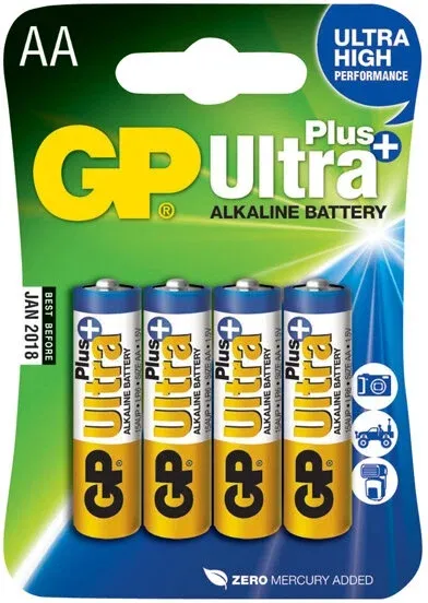 Батарейка GP AA Ultra Plus Alkaline