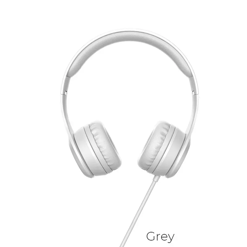 Наушники HOCO W21 Graceful Grey