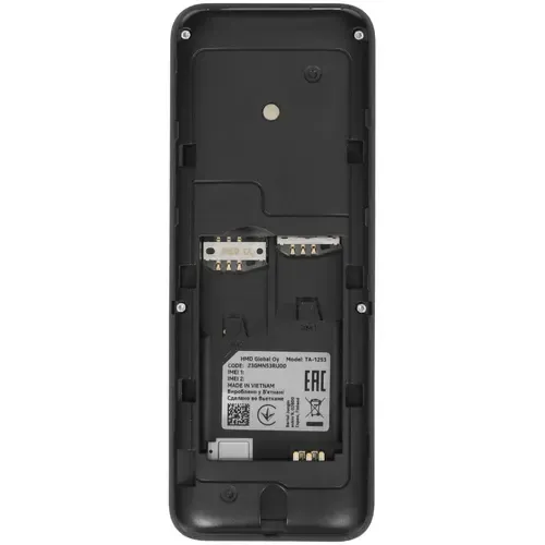 Мобильный телефон NOKIA 125 Dual SIM (black) TA-1253