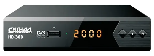 Цифровой тюнер СИГНАЛ HD-300 черный