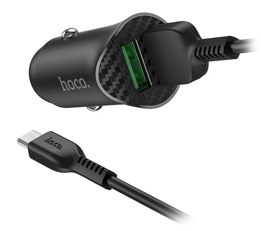 Автомобильное зарядное устройство HOCO Car charger Z39 3.0A QC3.0 быстрая зарядка (Blue)