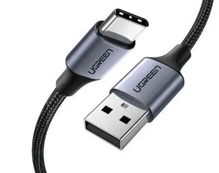 Кабель UGREEN US288 USB - Type-C Cable Aluminum Braid 1м (Black)