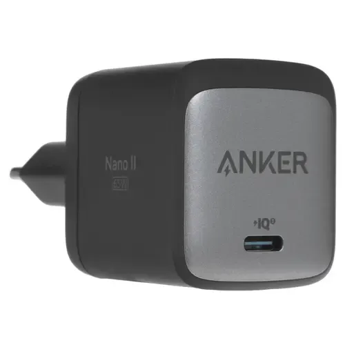 Зарядное устройство ANKER PowerPort Nano II GaN 65W A2663 Black
