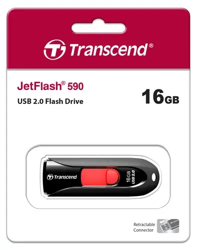 флеш-драйв TRANSCEND JetFlash 590 16GB Black