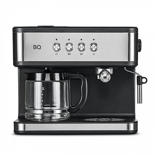 Кофеварка BQ CM1005 Стальной-Черный
