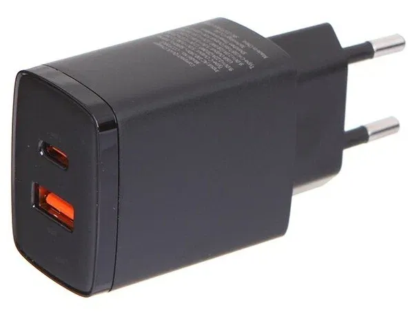 Сетевая зарядка BASEUS Mini Charger Dual USB PD 20W Black (CCCP20UE)