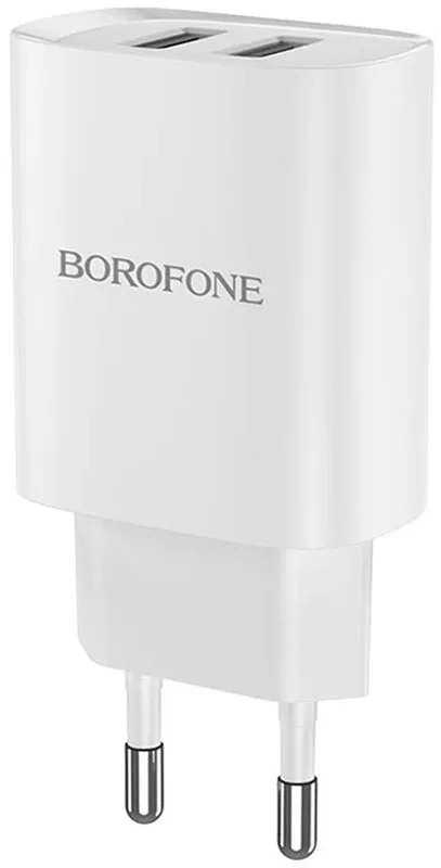 Сетевая зарядка BOROFONE BN2 2USB 2.1A (White)