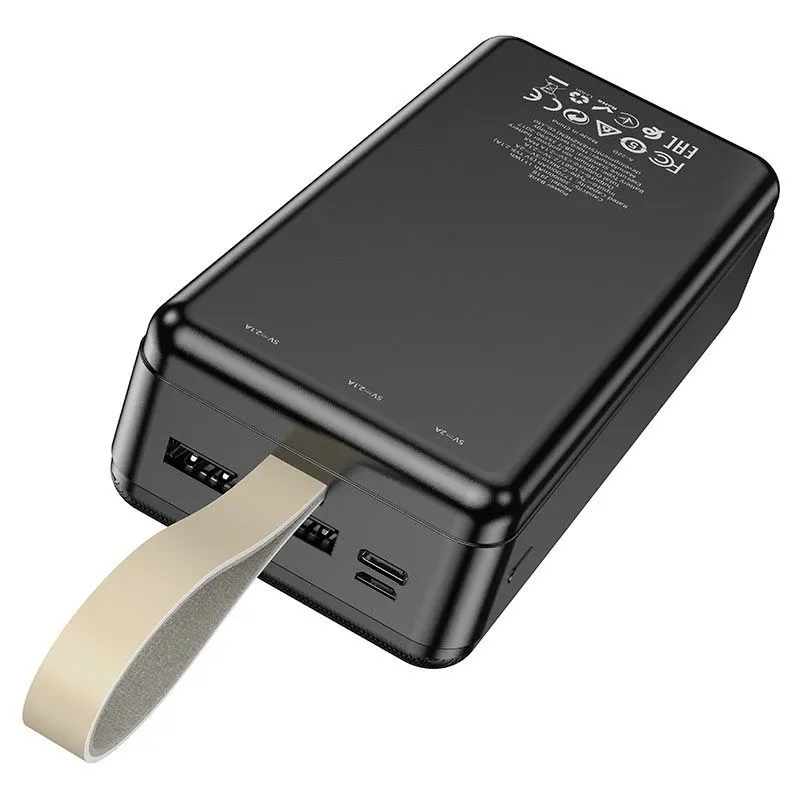 Внешний аккумулятор BOROFONE J91B (Black) 30000mAh 2USB 2.1A LED