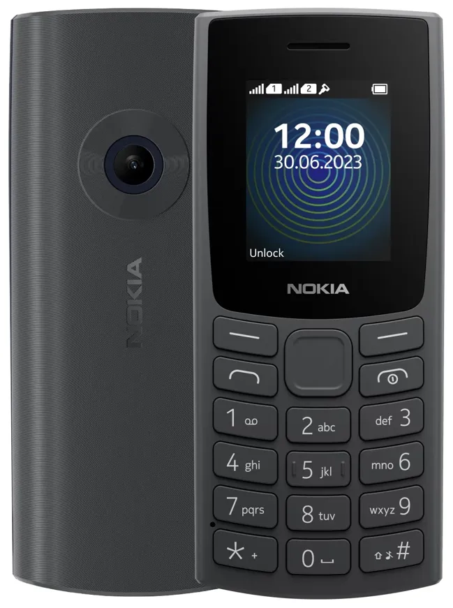 Мобильный телефон NOKIA 110 Dual SIM (charcoal) TA-1567