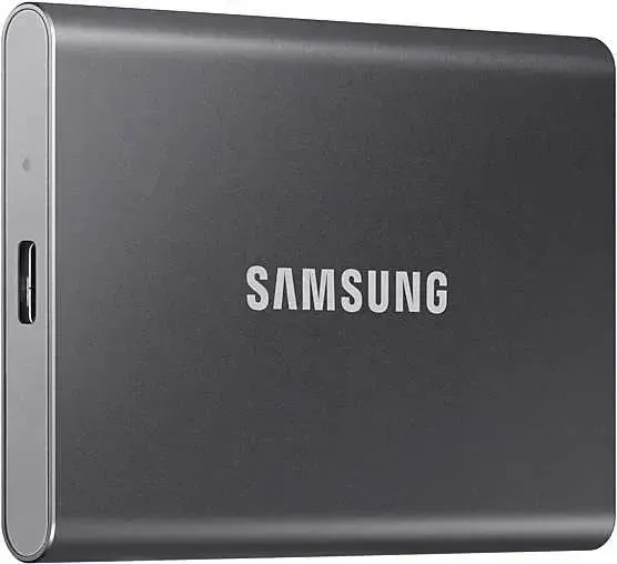 Внешний SSD SAMSUNG T7 1TB USB 3.2 GEN.2 GRAY (MU-PC1T0T/WW)