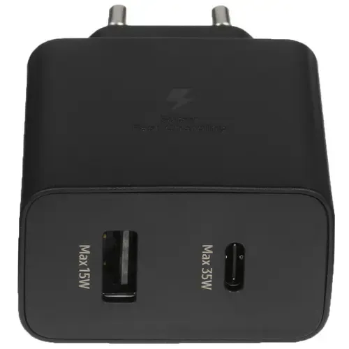Зарядное устройство SAMSUNG EP-TA220NBEGRU 35W Charger Duo USB-C+USB Black
