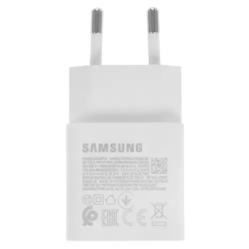 Зарядное устройство SAMSUNG 15W Power Adapter Type-C+Cable White /EP-T1510XWEGRU