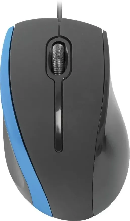 Мышь DEFENDER (52344)#1 MM-340 black+blue