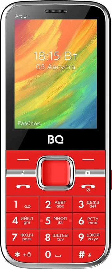 Мобильный телефон BQ BQM-2448 Art L+ Red