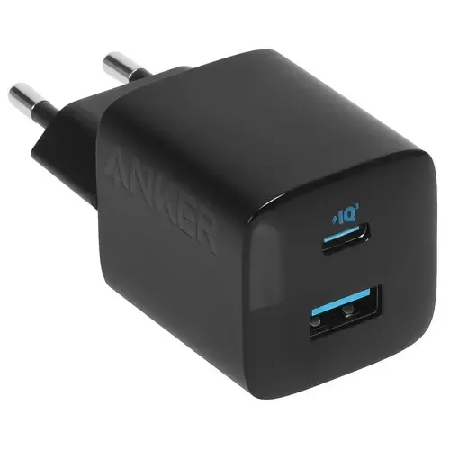 Сетевая зарядка ANKER PowerPort 323 - 33W Dual-Port USB-C (Black)