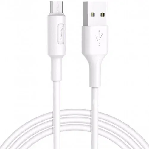 Кабель HOCO X25 micro USB Series 1m White