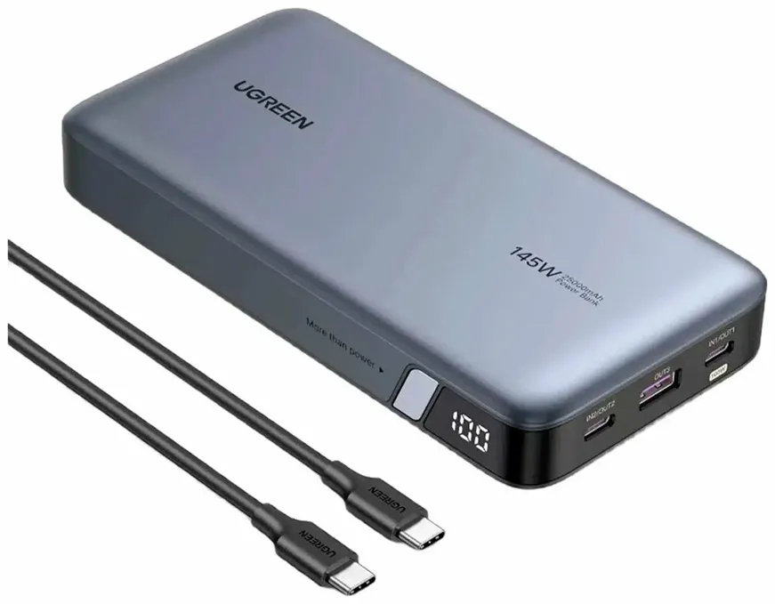 Внешний аккумулятор UGREEN 25000mAh 145W USB-C PB205/90597A