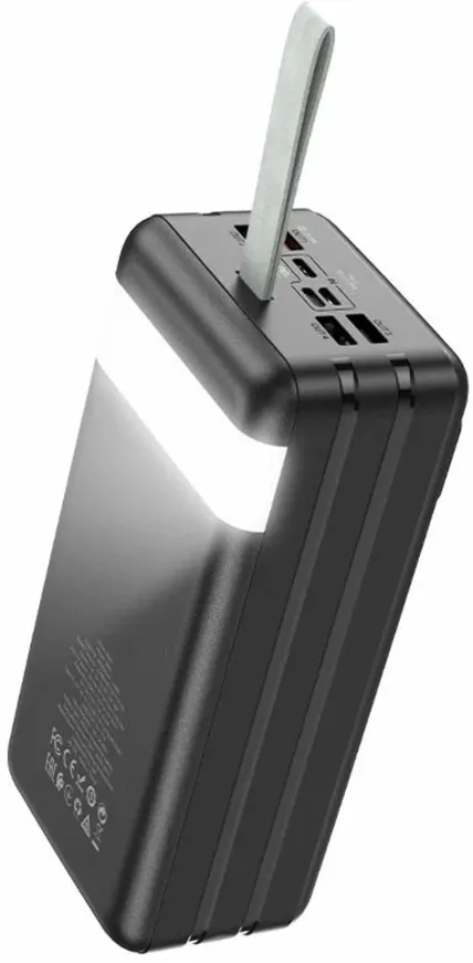 Внешний аккумулятор HOCO J86B Electric 60000mAh 4USB3.0A 22.5W PD20W+QC3.0 Black