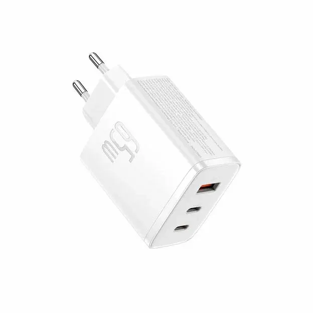 Сетевая зарядка BASEUS Cube Pro USB-C*2+A 65W White/белый