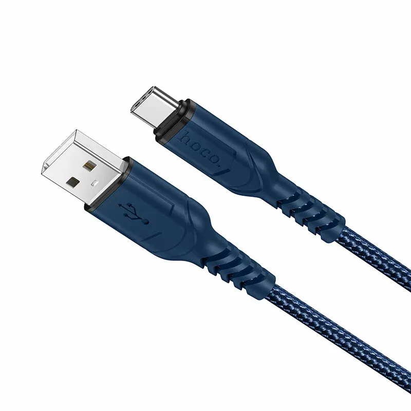 Кабель HOCO X59 USB 3.0A 60W Type-C Type-C (Blue)